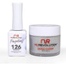 NR Perfection Set: Gel Polish + Dip/Acrylic Powder - #PFS126 Ivory Tusk by NuRevolution / 15 mL. Gel Polish + 2 oz. Dip/Acrylic Powder
