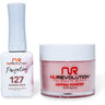 NR Perfection Set: Gel Polish + Dip/Acrylic Powder - #PFS127 Rivera Ride by NuRevolution / 15 mL. Gel Polish + 2 oz. Dip/Acrylic Powder