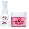 NR Perfection Set: Gel Polish + Dip/Acrylic Powder - #PFS129 Bora Bora by NuRevolution / 15 mL. Gel Polish + 2 oz. Dip/Acrylic Powder