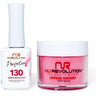 NR Perfection Set: Gel Polish + Dip/Acrylic Powder - #PFS130 Merci Beaucoup by NuRevolution / 15 mL. Gel Polish + 2 oz. Dip/Acrylic Powder