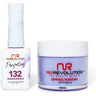 NR Perfection Set: Gel Polish + Dip/Acrylic Powder - #PFS132 Masquerade by NuRevolution / 15 mL. Gel Polish + 2 oz. Dip/Acrylic Powder