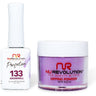 NR Perfection Set: Gel Polish + Dip/Acrylic Powder - #PFS133 Gromwell by NuRevolution / 15 mL. Gel Polish + 2 oz. Dip/Acrylic Powder