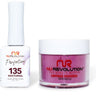 NR Perfection Set: Gel Polish + Dip/Acrylic Powder - #PFS135 Nocturnal by NuRevolution / 15 mL. Gel Polish + 2 oz. Dip/Acrylic Powder