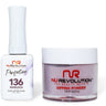 NR Perfection Set: Gel Polish + Dip/Acrylic Powder - #PFS136 Warlock by NuRevolution / 15 mL. Gel Polish + 2 oz. Dip/Acrylic Powder