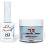 NR Perfection Set: Gel Polish + Dip/Acrylic Powder - #PFS143 Reseda by NuRevolution / 15 mL. Gel Polish + 2 oz. Dip/Acrylic Powder