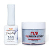 NR Perfection Set: Gel Polish + Dip/Acrylic Powder - #PFS144 New Dawn by NuRevolution / 15 mL. Gel Polish + 2 oz. Dip/Acrylic Powder