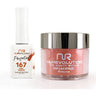 NR Perfection Set: Gel Polish + Dip/Acrylic Powder - #PFS167 Ruby Tuesday by NuRevolution / 15 mL. Gel Polish + 2 oz. Dip/Acrylic Powder
