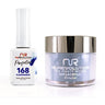 NR Perfection Set: Gel Polish + Dip/Acrylic Powder - #PFS168 Flashdance by NuRevolution / 15 mL. Gel Polish + 2 oz. Dip/Acrylic Powder