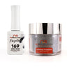 NR Perfection Set: Gel Polish + Dip/Acrylic Powder - #PFS169 Night Fever by NuRevolution / 15 mL. Gel Polish + 2 oz. Dip/Acrylic Powder