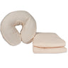 NRG® Cotton Poly Massage Sheet Set - Natural / 1 Fitted Massage Sheet (77" x 36" x 7") + 1 Flat Massage Sheet (100" x 63") + 1 Crescent Massage Cover (13" x 13" x 5") by NRG