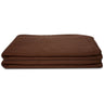 NRG® Deluxe Flannel Flat Massage Table Sheet - Dark Chocolate / 63"W x 100"L by NRG