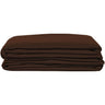 NRG® Premium Microfiber Massage Table Sheet Set - 1 Fitted Massage Sheet + 1 Flat Massage Sheet + 1 Crescent Cover / 120 GSM - Dark Chocolate by NRG