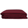NRG® Premium Microfiber Massage Table Sheet Set - 1 Fitted Massage Sheet + 1 Flat Massage Sheet + 1 Crescent Cover / 120 GSM - Merlot by NRG