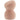 Nude Angled Blending Sponge - Light - Latex-Free Hydrophilic Polyurethane Foam / Case of 36 Individually Wrapped Blending Sponges