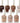 Nude Collection Nail Lacquers / 7 Color Set by Color Club