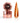 NuRevolution Chrome Dust - Nail Art - #09 Mirror Orange / 1 Gram Jar