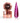 NuRevolution Chrome Dust - Nail Art - #10 Mirror Fuscia / 1 Gram Jar