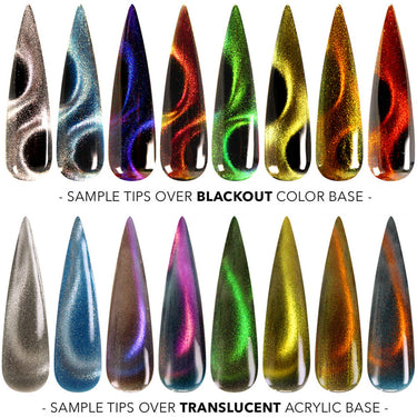 NuRevolution Diamond 9D Cat Eye Gel Collection / 10 Pieces