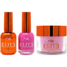 NuRevolution Elite 4-in-1 - LED/UV Soak Off Gel Polish 0.5 oz. + Nail Lacquer 0.5 oz. + Acrylic - Dipping - Sculpting Powder 2 oz. - #EMS04 Tickled Pink