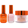 NuRevolution Elite 4-in-1 - LED/UV Soak Off Gel Polish 0.5 oz. + Nail Lacquer 0.5 oz. + Acrylic - Dipping - Sculpting Powder 2 oz. - #EMS09 Bare Bliss