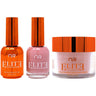 NuRevolution Elite 4-in-1 - LED/UV Soak Off Gel Polish 0.5 oz. + Nail Lacquer 0.5 oz. + Acrylic - Dipping - Sculpting Powder 2 oz. - #EMS100 Allium Dream