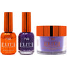 NuRevolution Elite 4-in-1 - LED/UV Soak Off Gel Polish 0.5 oz. + Nail Lacquer 0.5 oz. + Acrylic - Dipping - Sculpting Powder 2 oz. - #EMS105 Provence Plum