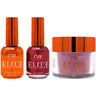 NuRevolution Elite 4-in-1 - LED/UV Soak Off Gel Polish 0.5 oz. + Nail Lacquer 0.5 oz. + Acrylic - Dipping - Sculpting Powder 2 oz. - #EMS108 Cheer Captain