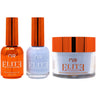 NuRevolution Elite 4-in-1 - LED/UV Soak Off Gel Polish 0.5 oz. + Nail Lacquer 0.5 oz. + Acrylic - Dipping - Sculpting Powder 2 oz. - #EMS109 Navy Nirvana