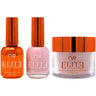 NuRevolution Elite 4-in-1 - LED/UV Soak Off Gel Polish 0.5 oz. + Nail Lacquer 0.5 oz. + Acrylic - Dipping - Sculpting Powder 2 oz. - #EMS11 Nude Nectar