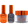 NuRevolution Elite 4-in-1 - LED/UV Soak Off Gel Polish 0.5 oz. + Nail Lacquer 0.5 oz. + Acrylic - Dipping - Sculpting Powder 2 oz. - #EMS110 Diva