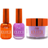 NuRevolution Elite 4-in-1 - LED/UV Soak Off Gel Polish 0.5 oz. + Nail Lacquer 0.5 oz. + Acrylic - Dipping - Sculpting Powder 2 oz. - #EMS114 Byzantine