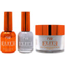 NuRevolution Elite 4-in-1 - LED/UV Soak Off Gel Polish 0.5 oz. + Nail Lacquer 0.5 oz. + Acrylic - Dipping - Sculpting Powder 2 oz. - #EMS116 Charcoal Chic