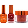 NuRevolution Elite 4-in-1 - LED/UV Soak Off Gel Polish 0.5 oz. + Nail Lacquer 0.5 oz. + Acrylic - Dipping - Sculpting Powder 2 oz. - #EMS29 Merlot Magic