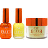 NuRevolution Elite 4-in-1 - LED/UV Soak Off Gel Polish 0.5 oz. + Nail Lacquer 0.5 oz. + Acrylic - Dipping - Sculpting Powder 2 oz. - #EMS34 Lemonade Love