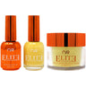 NuRevolution Elite 4-in-1 - LED/UV Soak Off Gel Polish 0.5 oz. + Nail Lacquer 0.5 oz. + Acrylic - Dipping - Sculpting Powder 2 oz. - #EMS35 Lemon Luster