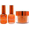NuRevolution Elite 4-in-1 - LED/UV Soak Off Gel Polish 0.5 oz. + Nail Lacquer 0.5 oz. + Acrylic - Dipping - Sculpting Powder 2 oz. - #EMS40 Apricot Adventure