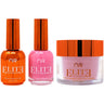 NuRevolution Elite 4-in-1 - LED/UV Soak Off Gel Polish 0.5 oz. + Nail Lacquer 0.5 oz. + Acrylic - Dipping - Sculpting Powder 2 oz. - #EMS41 Carnation Charm