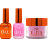 NuRevolution Elite 4-in-1 - LED/UV Soak Off Gel Polish 0.5 oz. + Nail Lacquer 0.5 oz. + Acrylic - Dipping - Sculpting Powder 2 oz. - #EMS44 Bubblegum Bliss