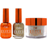 NuRevolution Elite 4-in-1 - LED/UV Soak Off Gel Polish 0.5 oz. + Nail Lacquer 0.5 oz. + Acrylic - Dipping - Sculpting Powder 2 oz. - #EMS48 Champagne Shimmer