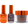 NuRevolution Elite 4-in-1 - LED/UV Soak Off Gel Polish 0.5 oz. + Nail Lacquer 0.5 oz. + Acrylic - Dipping - Sculpting Powder 2 oz. - #EMS50 Heliotrope Shadow