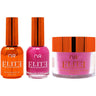 NuRevolution Elite 4-in-1 - LED/UV Soak Off Gel Polish 0.5 oz. + Nail Lacquer 0.5 oz. + Acrylic - Dipping - Sculpting Powder 2 oz. - #EMS52 Peach Paradise