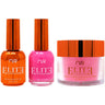 NuRevolution Elite 4-in-1 - LED/UV Soak Off Gel Polish 0.5 oz. + Nail Lacquer 0.5 oz. + Acrylic - Dipping - Sculpting Powder 2 oz. - #EMS56 Hot Pink Hype