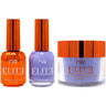 NuRevolution Elite 4-in-1 - LED/UV Soak Off Gel Polish 0.5 oz. + Nail Lacquer 0.5 oz. + Acrylic - Dipping - Sculpting Powder 2 oz. - #EMS59 Thistle Thrill