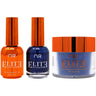 NuRevolution Elite 4-in-1 - LED/UV Soak Off Gel Polish 0.5 oz. + Nail Lacquer 0.5 oz. + Acrylic - Dipping - Sculpting Powder 2 oz. - #EMS60 Electric Escape