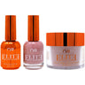 NuRevolution Elite 4-in-1 - LED/UV Soak Off Gel Polish 0.5 oz. + Nail Lacquer 0.5 oz. + Acrylic - Dipping - Sculpting Powder 2 oz. - #EMS63 Blushful