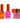 NuRevolution Elite 4-in-1 - LED/UV Soak Off Gel Polish 0.5 oz. + Nail Lacquer 0.5 oz. + Acrylic - Dipping - Sculpting Powder 2 oz. - #EMS68 Fuchsia Fascination
