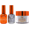 NuRevolution Elite 4-in-1 - LED/UV Soak Off Gel Polish 0.5 oz. + Nail Lacquer 0.5 oz. + Acrylic - Dipping - Sculpting Powder 2 oz. - #EMS72 Platinum Pop