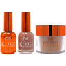 NuRevolution Elite 4-in-1 - LED/UV Soak Off Gel Polish 0.5 oz. + Nail Lacquer 0.5 oz. + Acrylic - Dipping - Sculpting Powder 2 oz. - #EMS73 Mocha Maven