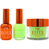 NuRevolution Elite 4-in-1 - LED/UV Soak Off Gel Polish 0.5 oz. + Nail Lacquer 0.5 oz. + Acrylic - Dipping - Sculpting Powder 2 oz. - #EMS81 Apple Green