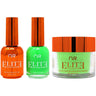 NuRevolution Elite 4-in-1 - LED/UV Soak Off Gel Polish 0.5 oz. + Nail Lacquer 0.5 oz. + Acrylic - Dipping - Sculpting Powder 2 oz. - #EMS82 Shamrock Sensation